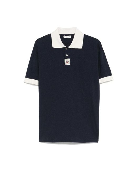 Polo Shirts Bally de hombre de color Blue