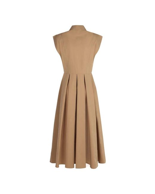 Philosophy Di Lorenzo Serafini Brown Midi Dresses