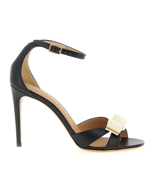 Ferragamo Metallic Roxy Sandal