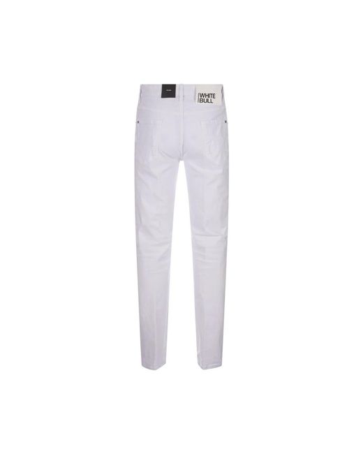 DSquared² White Slim-Fit Jeans for men