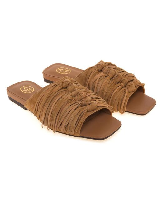 Ash Brown Brigitte Sandale