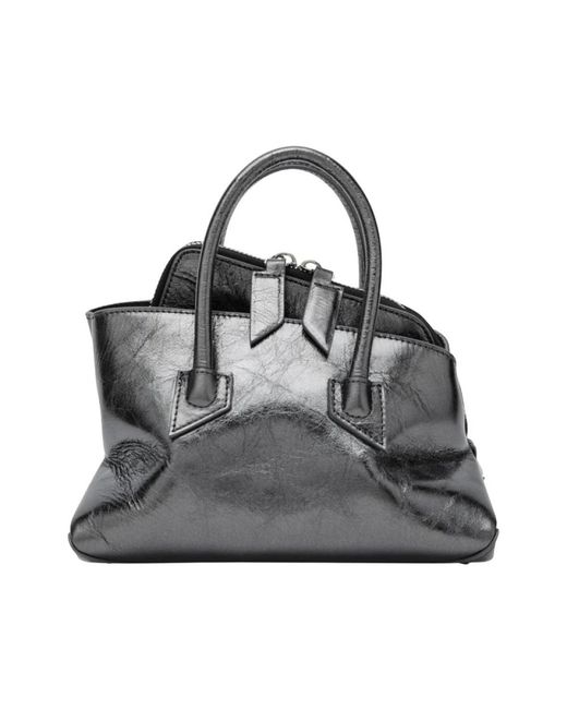 The Attico Gray Handbags