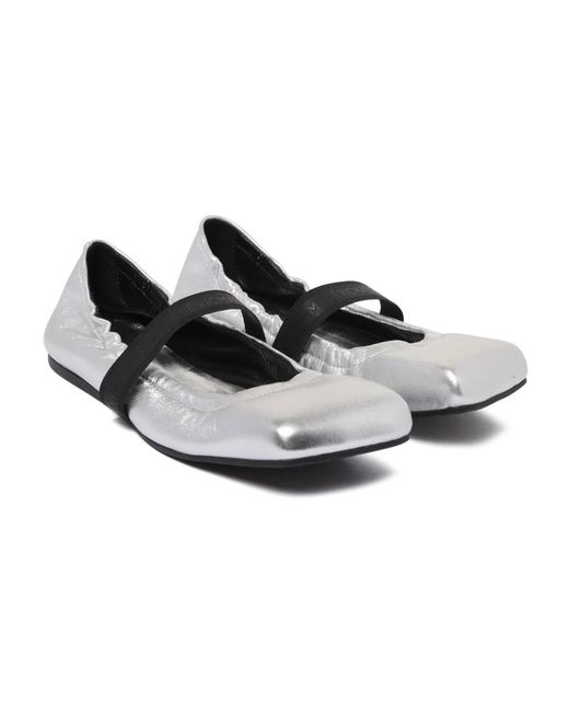 Vic Matié Gray Ballerina Shoes