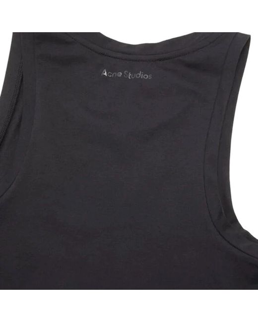 Acne Black Jersey Tanktop
