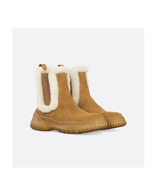 Dior Brown Winter Boots