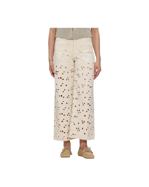 EDITED Broeken ,Tabea Jeans in het Natural