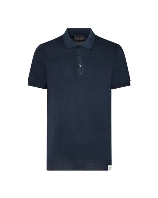 Peuterey Cotton Polo in het Blue voor heren