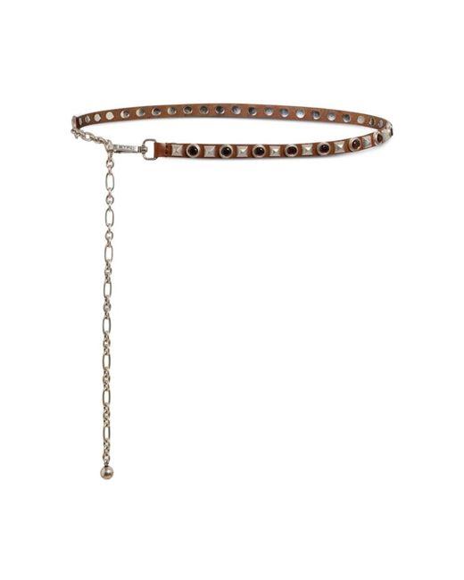 Etro White Belts