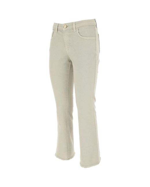 Fay Natural Wide Jeans