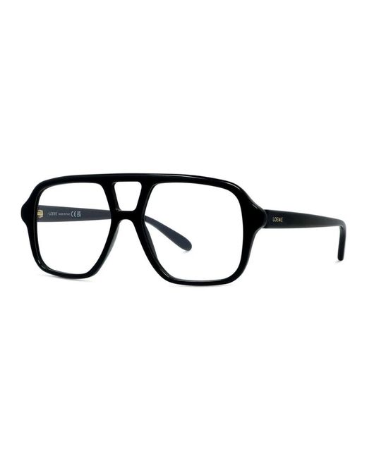 Loewe Accessoires ,Zwart ,Zwarte Pilotbril Acetaat Frame in het Black