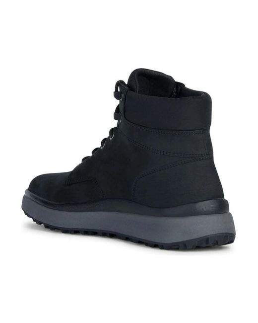 Geox Blue Lace-Up Boots for men