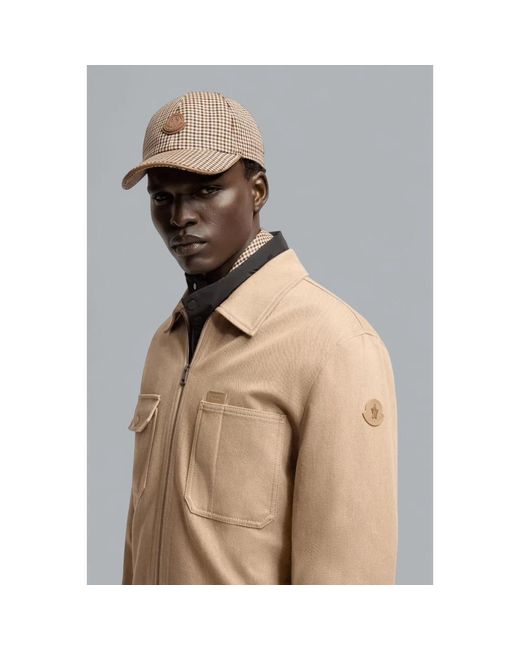 Moncler Shirt Jacket in het Natural voor heren