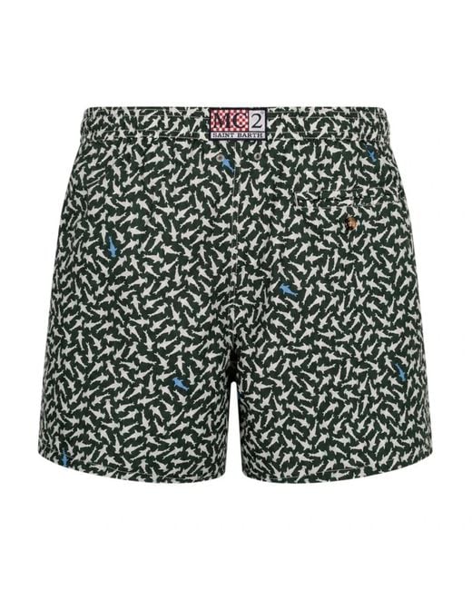 Mc2 Saint Barth Green Beachwear for men