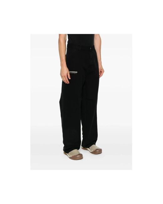 Carhartt Black Straight Trousers for men
