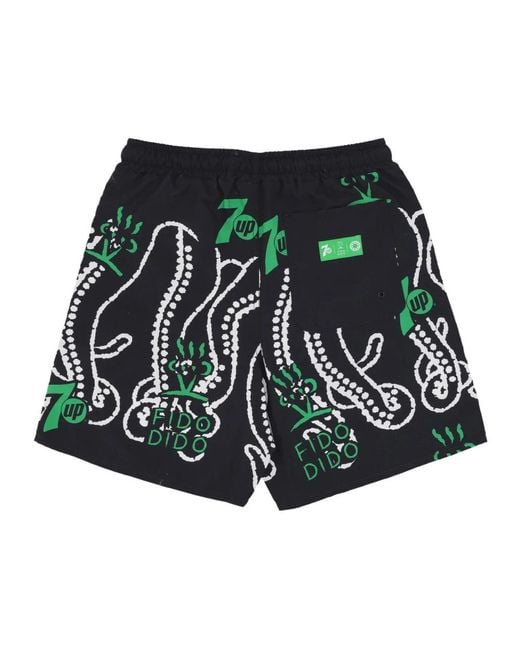 Octopus Black Beachwear for men