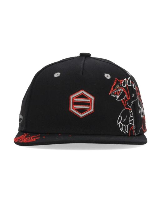 DOLLY NOIRE Accessoires ,Zwart ,Katoen Groudon Snapback in het Black voor heren