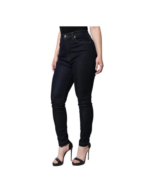 Dolce & Gabbana Blue Skinny Fit Jeans
