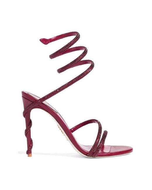 Rene Caovilla Pink High Heel Sandals