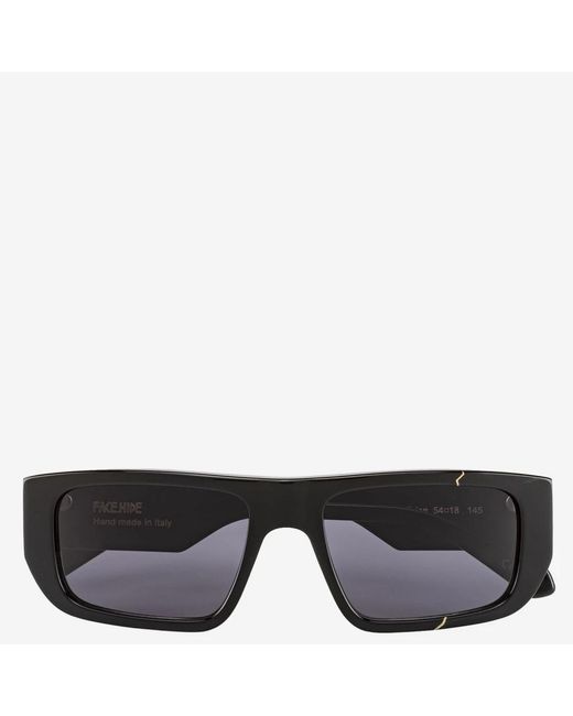 Facehide Accessoires ,Zwart ,Kintsugi Patroon Zonnebril Zwart in het Black voor heren