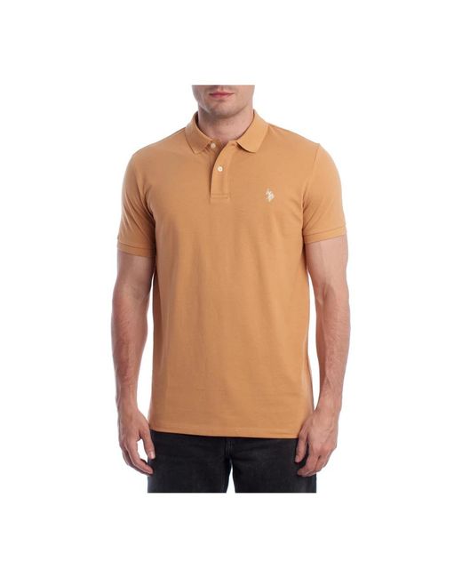 U.S. POLO ASSN. Brown Polo Shirts for men