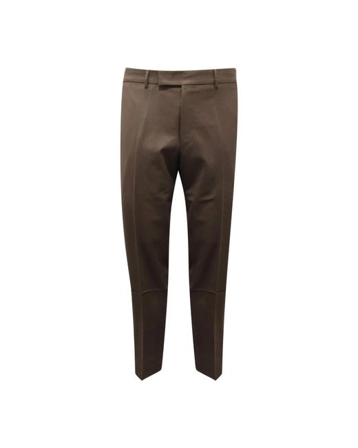 PT01 Gray Slim-Fit Trousers for men