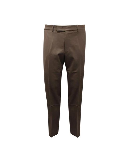 PT01 Stretch Wollen Broek in het Gray voor heren