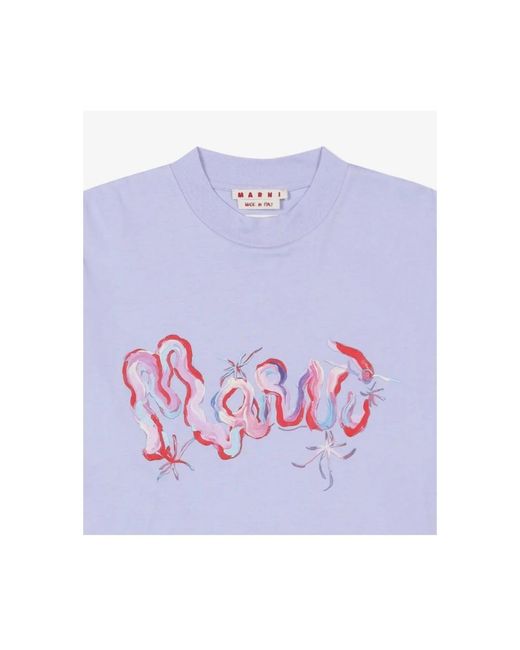 Marni Purple T-Shirts for men