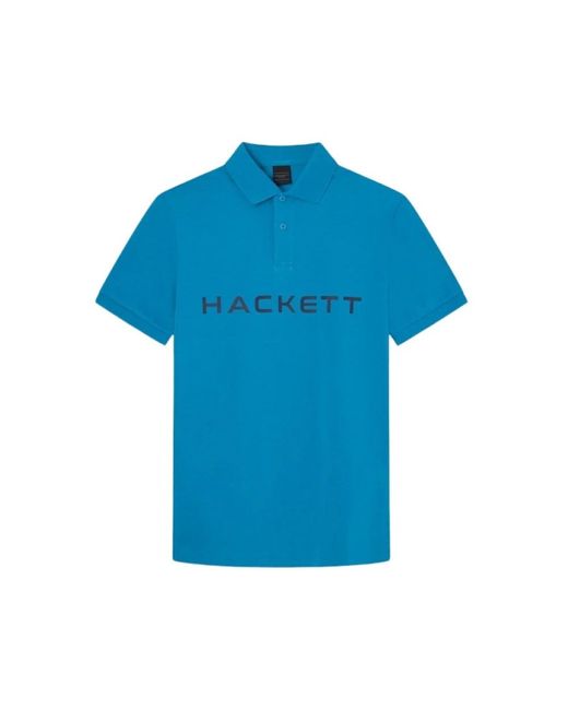 Hackett Baumwoll-polo-shirt für männer in Blue für Herren