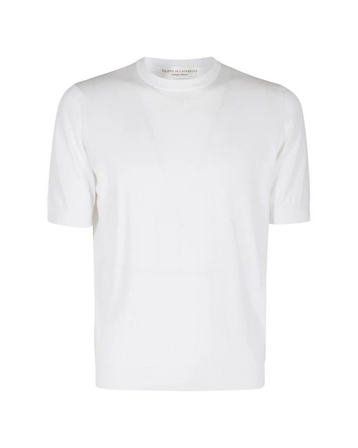 FILIPPO DE LAURENTIIS White T-Shirts for men