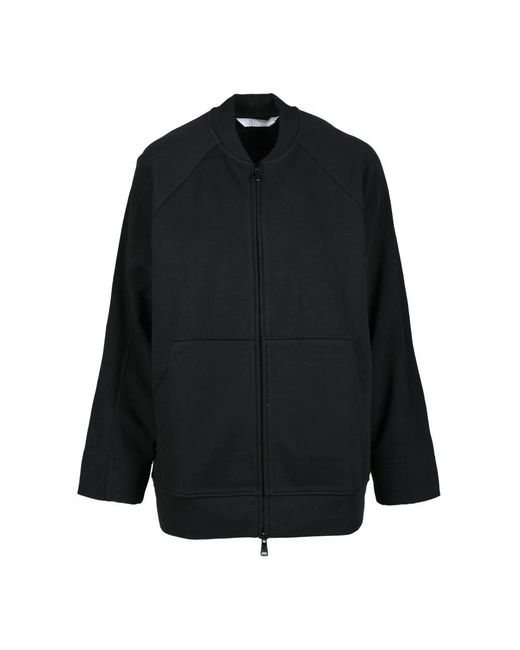 Max Mara Black Freizeit-Sweatshirt Baumwolle Polyester Elasthan