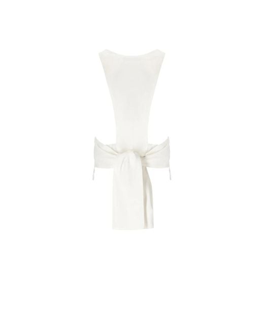 Elisabetta Franchi White Waistcoats