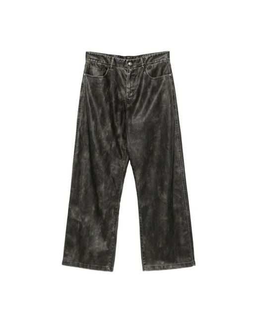 Palm Angels Gray Trousers for men