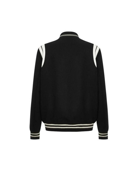 Saint Laurent Black Bomber Jackets for men