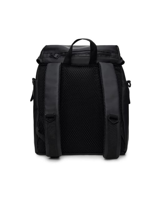 Backpacks di Rains in Black da Uomo