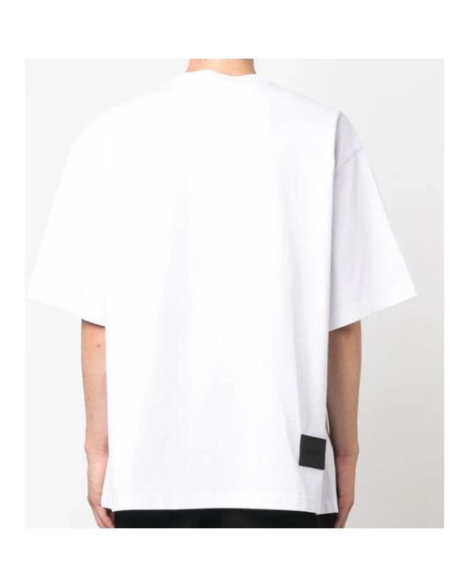 we11done T-shirt mit auffälligem logo in White für Herren