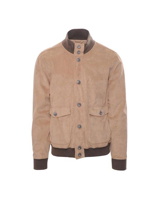 Gran Sasso Natural Bomber Jackets for men