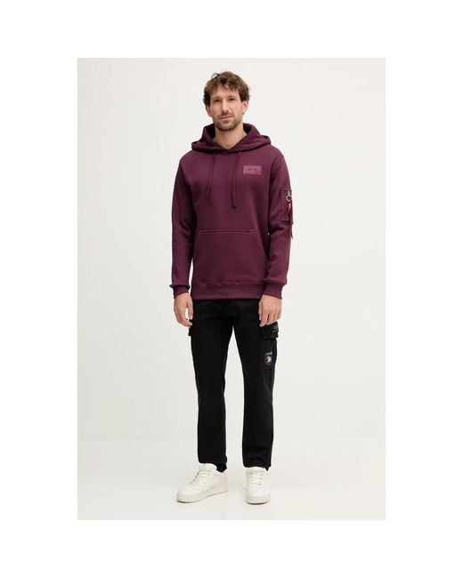 Alpha Industries Petrol Patch Pant in het Black voor heren