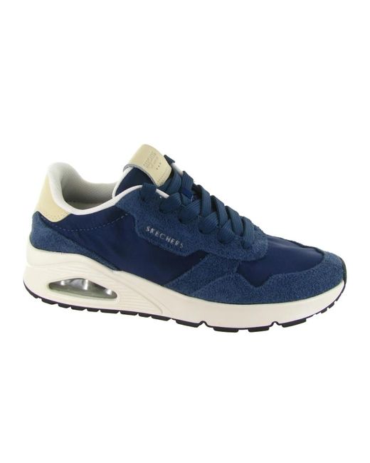 Skechers Vintage Uno Schoenen in het Blue voor heren