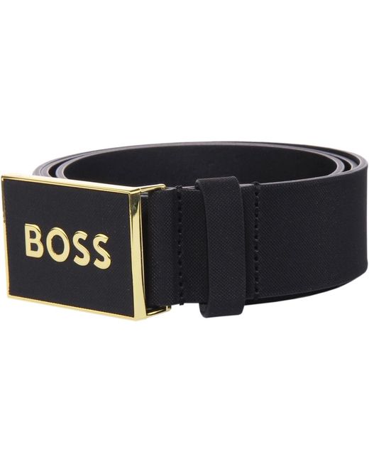 HUGO Black Belts for men