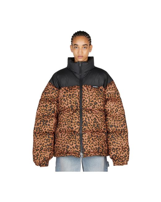 Vetements Brown Down Jackets