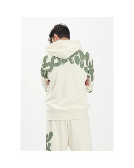 DISCLAIMER White Hoodies for men