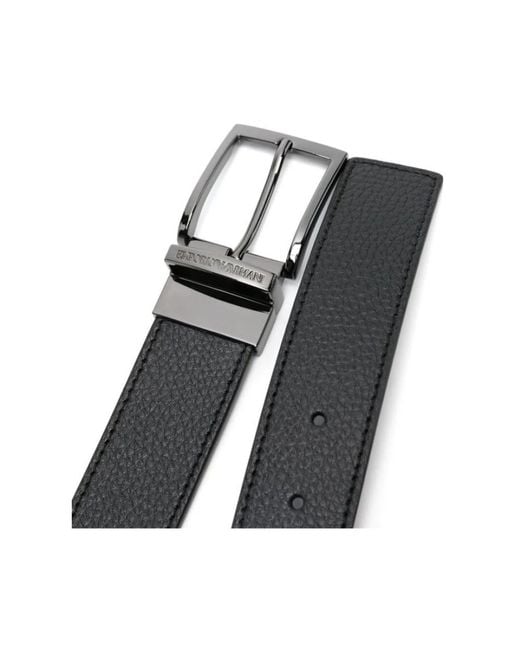 Belts Emporio Armani pour homme en coloris Black