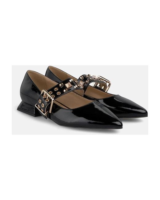 Alma En Pena. Black Ballerina Shoes