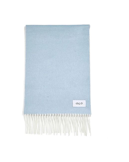 D4.0 Blue Winter Scarves for men