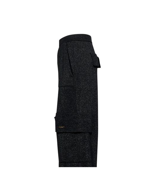 Silvian Heach Black Straight Trousers