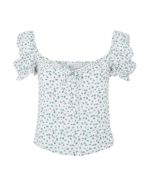Mar De Margaritas Blue Blouses