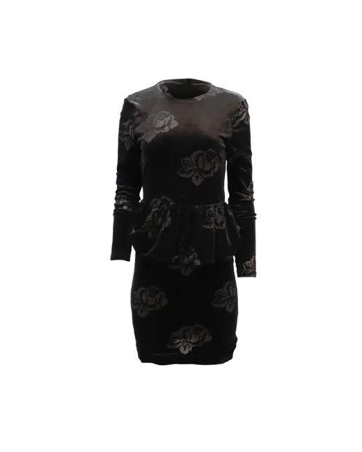 Ganni Black Polyester dresses