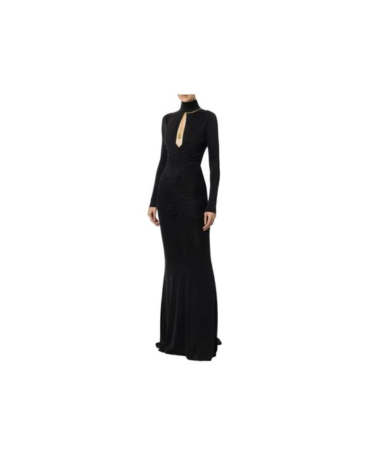 Elisabetta Franchi Black Elegantes kleid für besondere anlässe