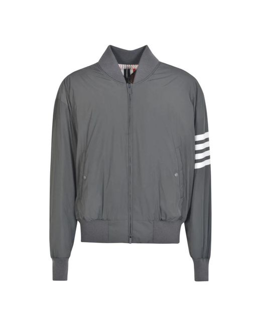 Thom Browne Gray Bomber Jackets for men