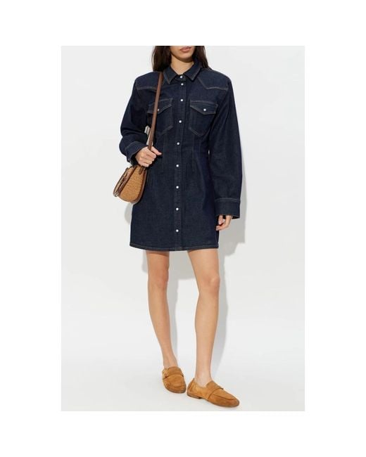 Gestuz Blue Shirt Dresses
